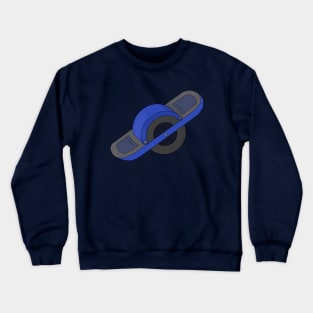 Blue One Wheel Crewneck Sweatshirt